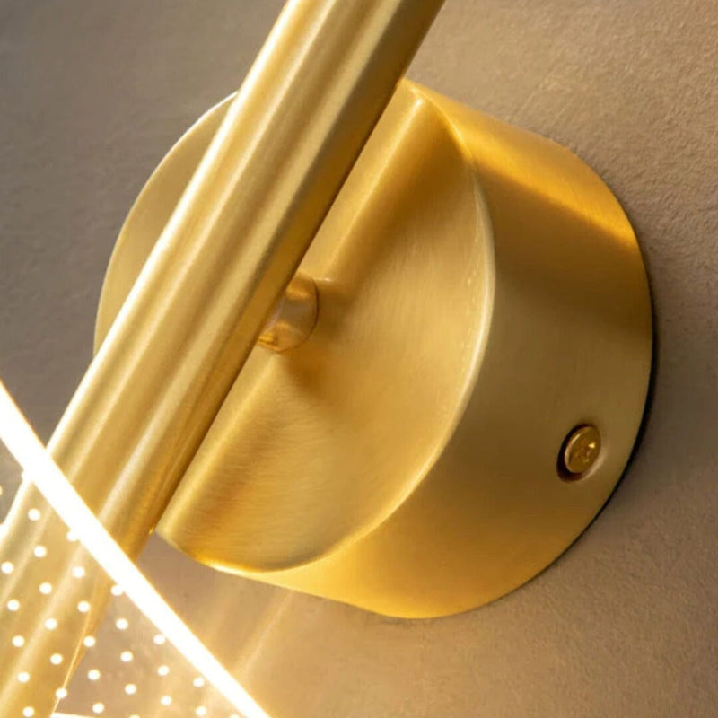 Luminária Arandela de Parede Espiral Acrílico Arandela 0014 Conceito