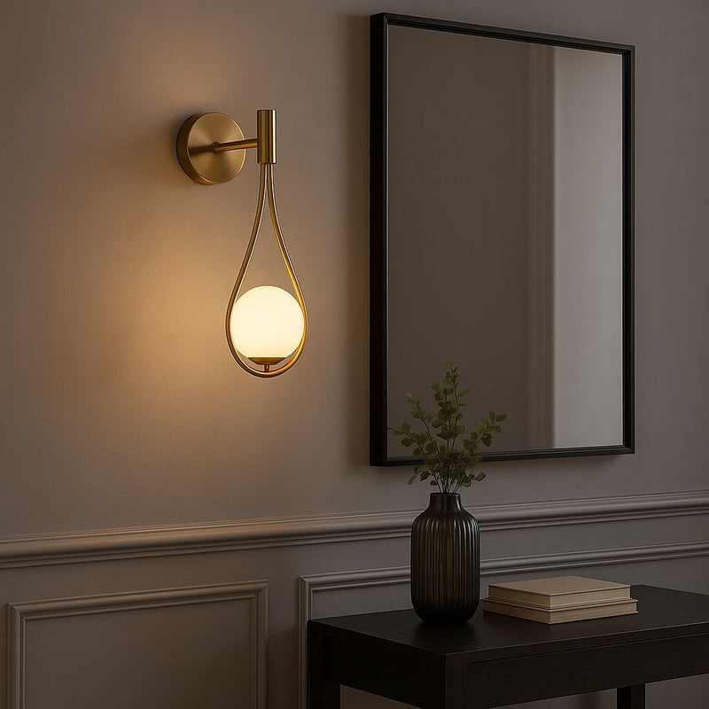 Luminária Arandela de Parede Light Oval 45cm ### Conceito