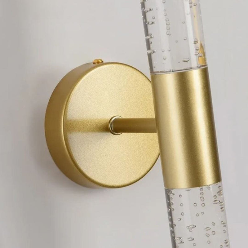 Luminária Arandela de Parede Sparkle - 51cm ### Conceito Dourado Luz Quente