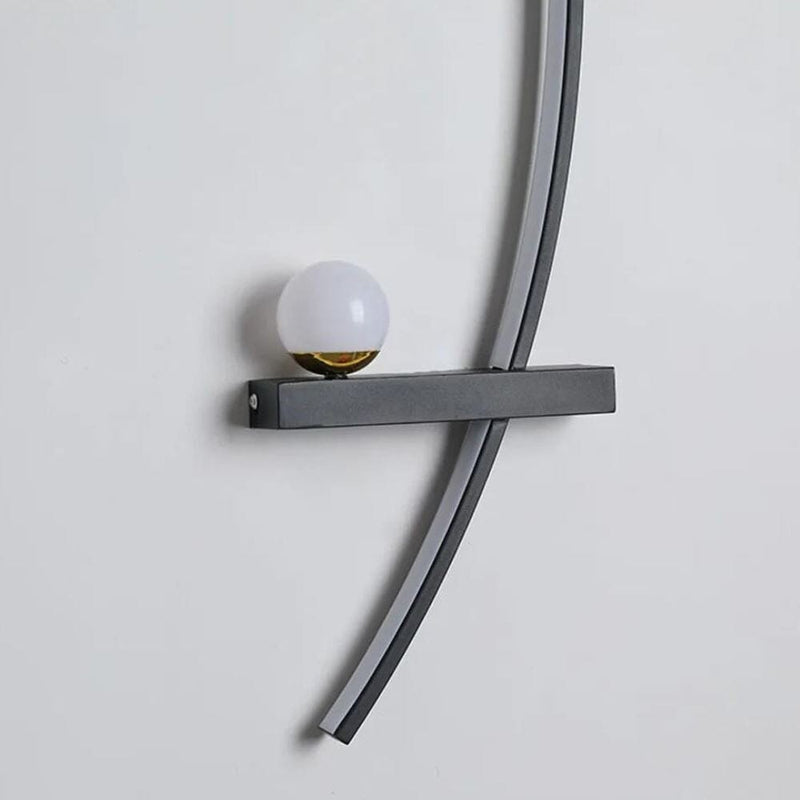 Luminária Arandela Minimalista de Parede Boat Led luzes Conceito