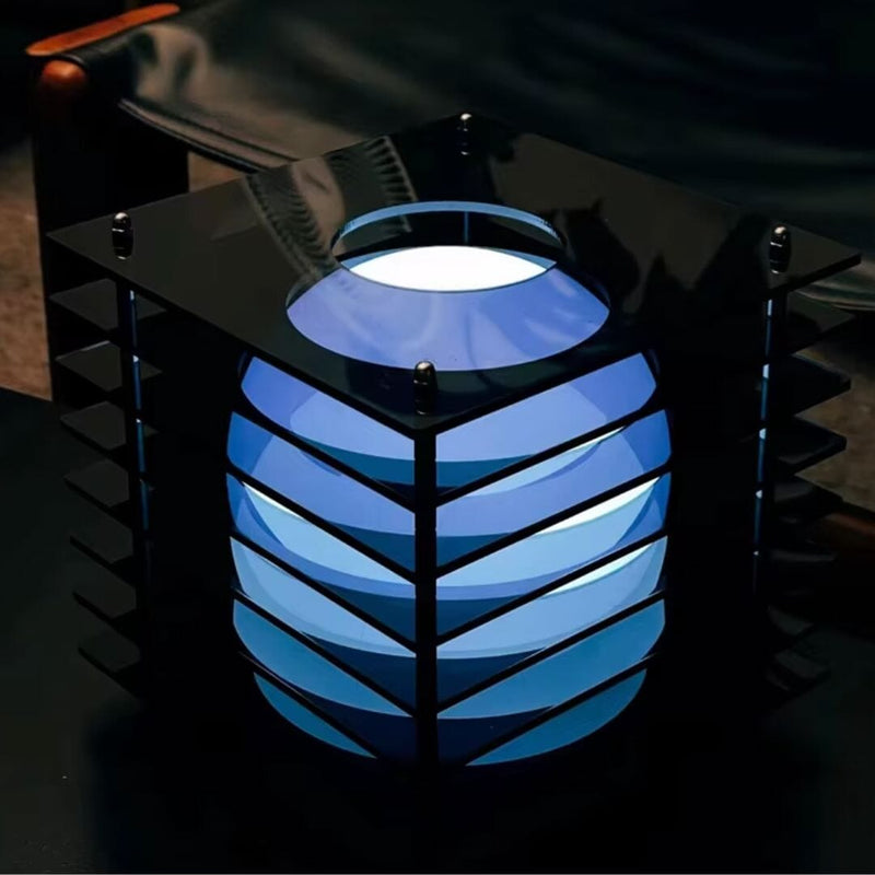 Luminária Criativa de Mesa Spectra Orbit Conceito Azul