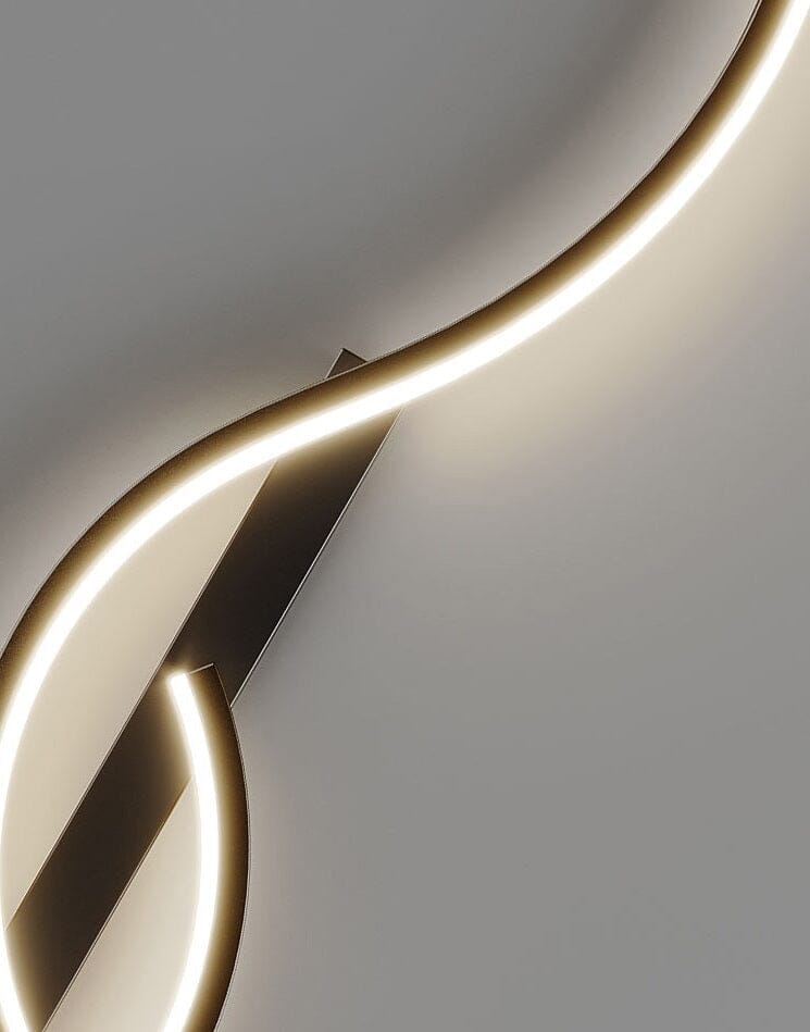 Luminária de Parede Onda Dupla luzes projeto-150