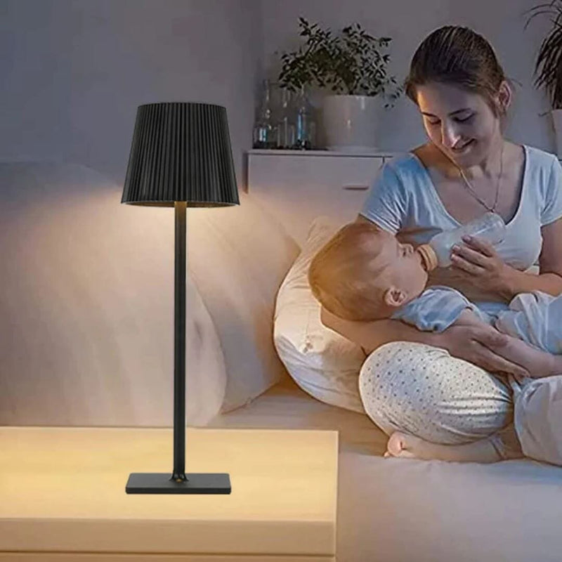 Luminária Móvel Touch de Mesa Aurora - Candeeiro e Abajur Earth 38cm Abajur - 0057 YuDome