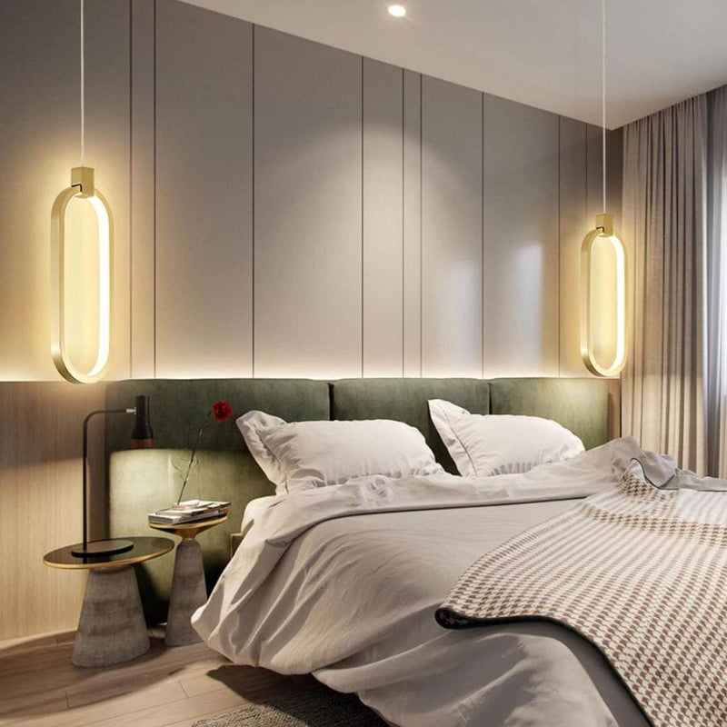 Space Line Oval LED Pendant Light