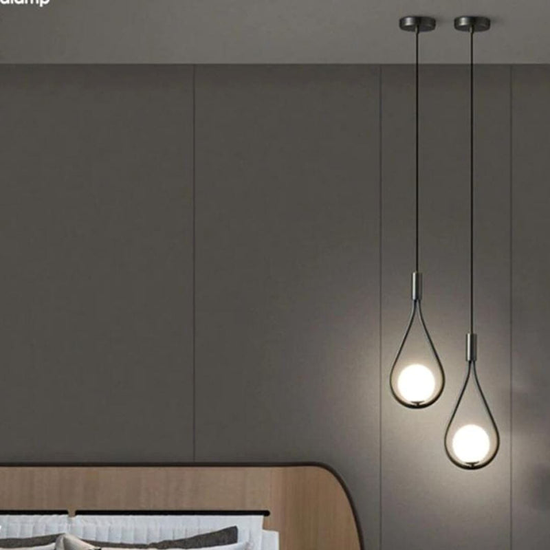 Sphere Crystal LED Pendant Light – Luxury Glass Drop Design