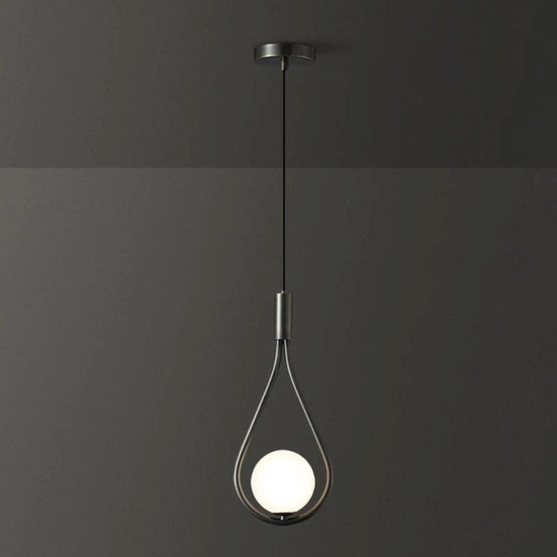 Sphere Crystal LED Pendant Light – Luxury Glass Drop Design