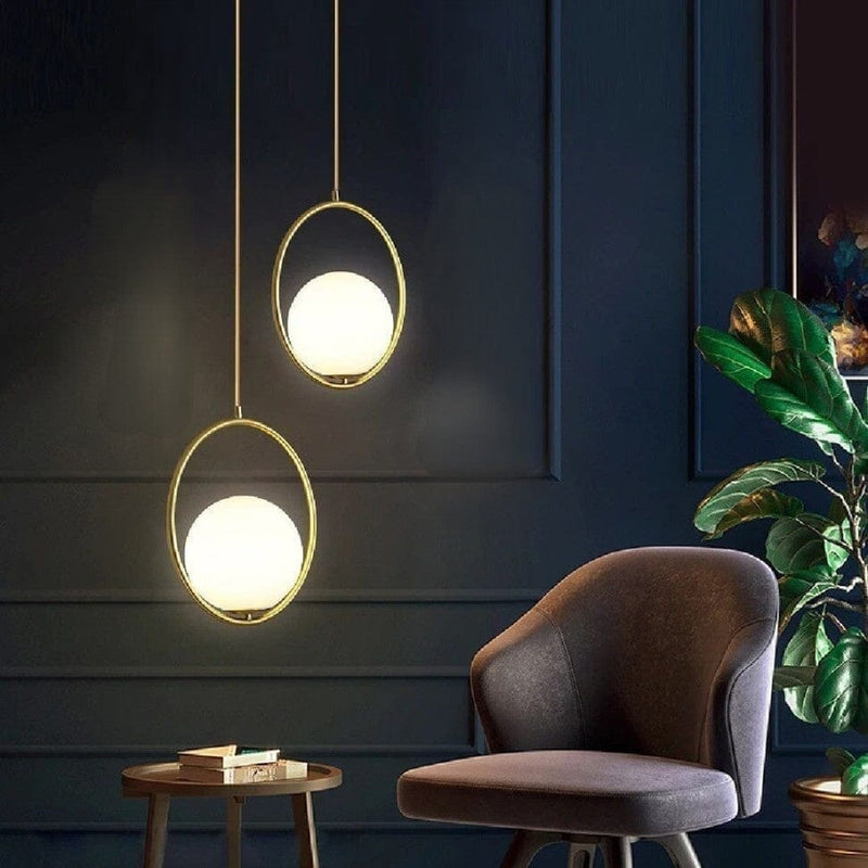 Spherical LED Pendant Light