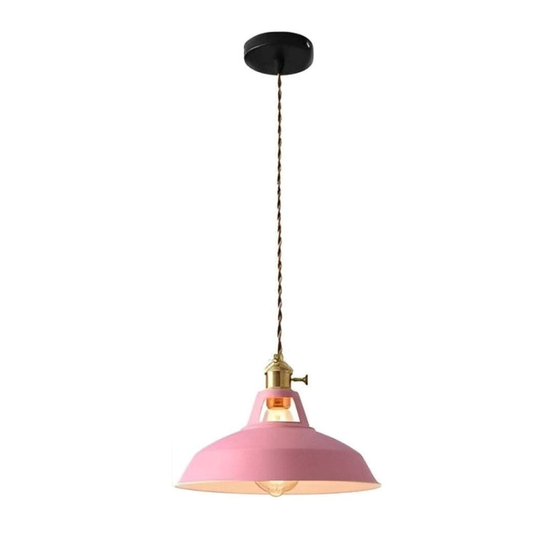 Lustre Pendente Vintage Lighting Macaron Pendente - 0041 Conceito Rosa