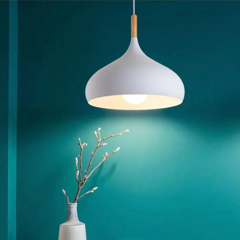 Lustre Pendente Vintage Retrô Clarity Conceito Branco