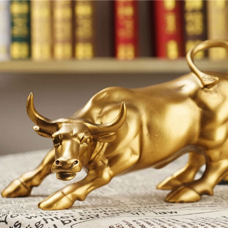 B3 Wall Street Bull Sculpture