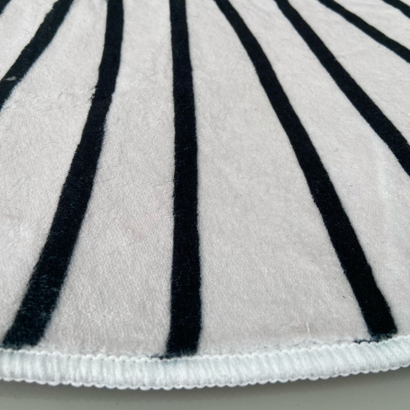 Tapete Decorativo Orgânico Redondo - Splash Tapete - 0037 Conceito