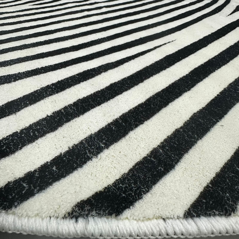 Tapete Decorativo Orgânico Redondo - Trace Tapete - 0038 Conceito