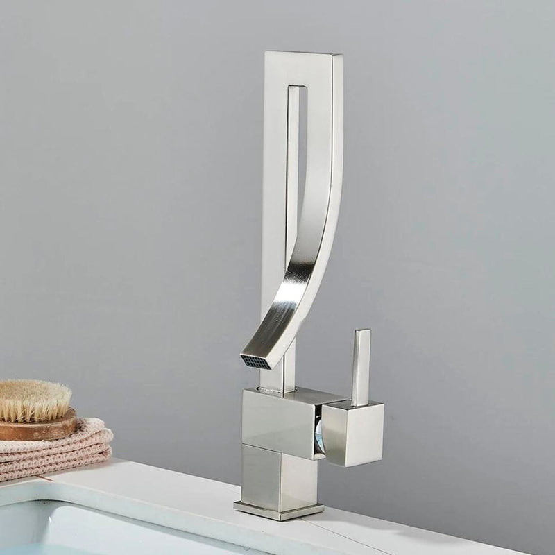 Torneira de Luxo Moderna Tower ### Conceito Aço Escovado