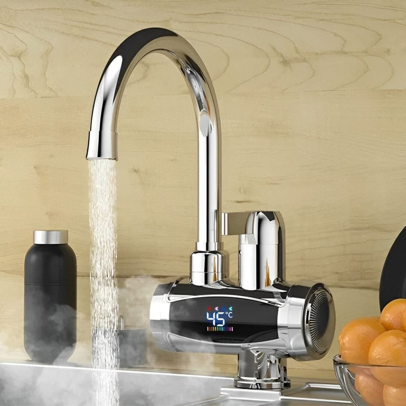 Torneira Heater Digital LED Elétrica com Aquecimento 3300W - 220V TorneiraCozinha - 0014 YuDome