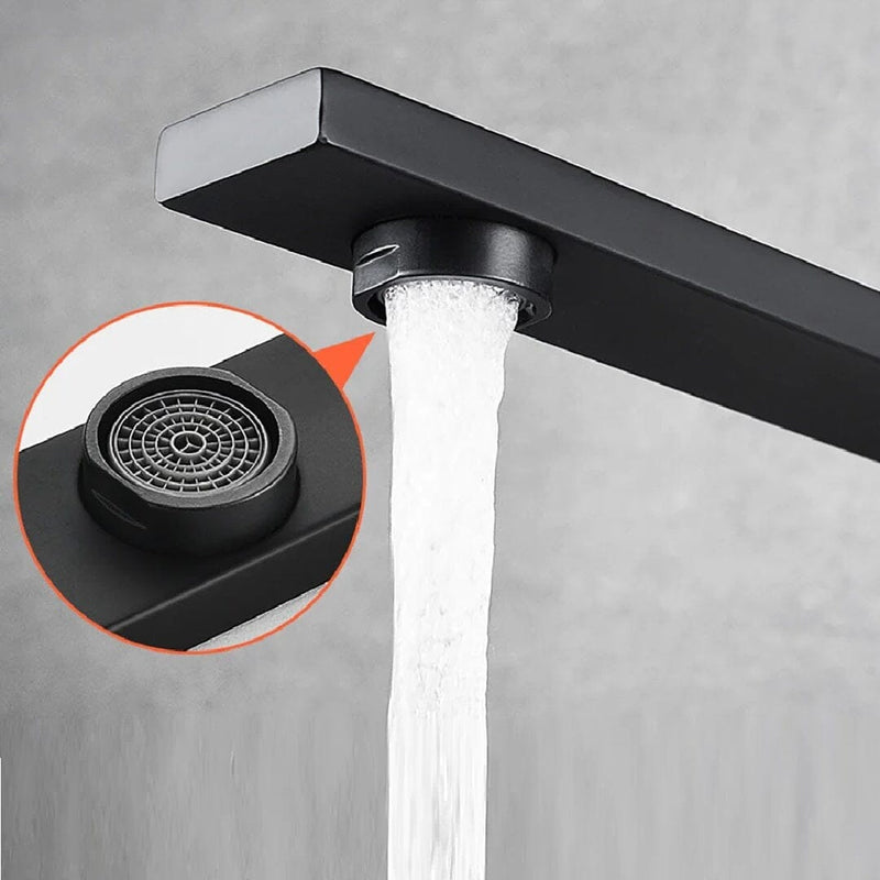 Torneira Monocomando FlexHydra 360° - Aço inoxidável e Água Quente e Fria ### Conceito