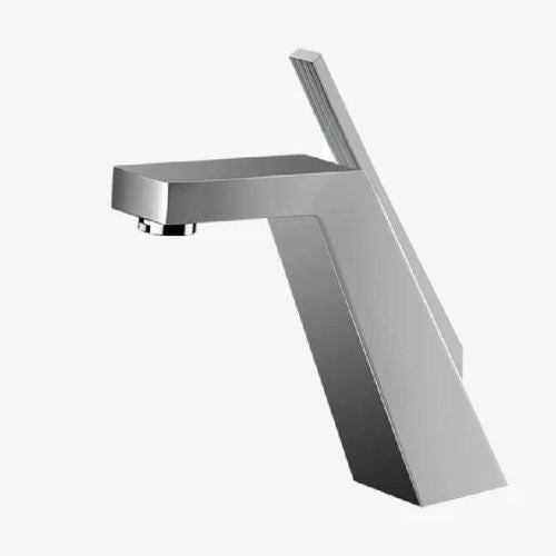 Torneira Soft Elegance Escovada - Água Quente e Fria Lavabo - 0004 Conceito Cinza