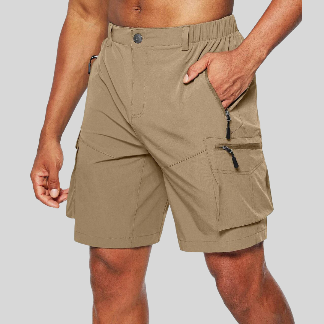 Men's Zip Pockets Cargo Shorts