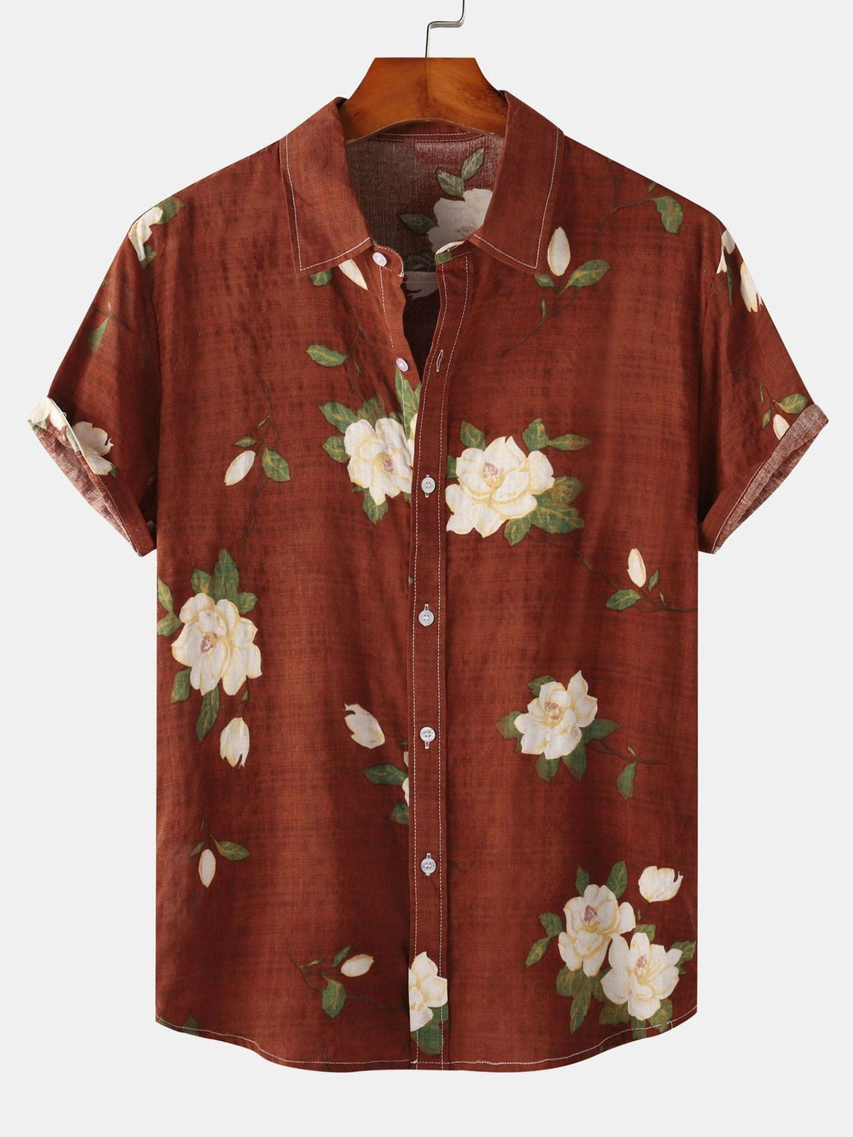 Men's Floral Short Sleeve Shirt