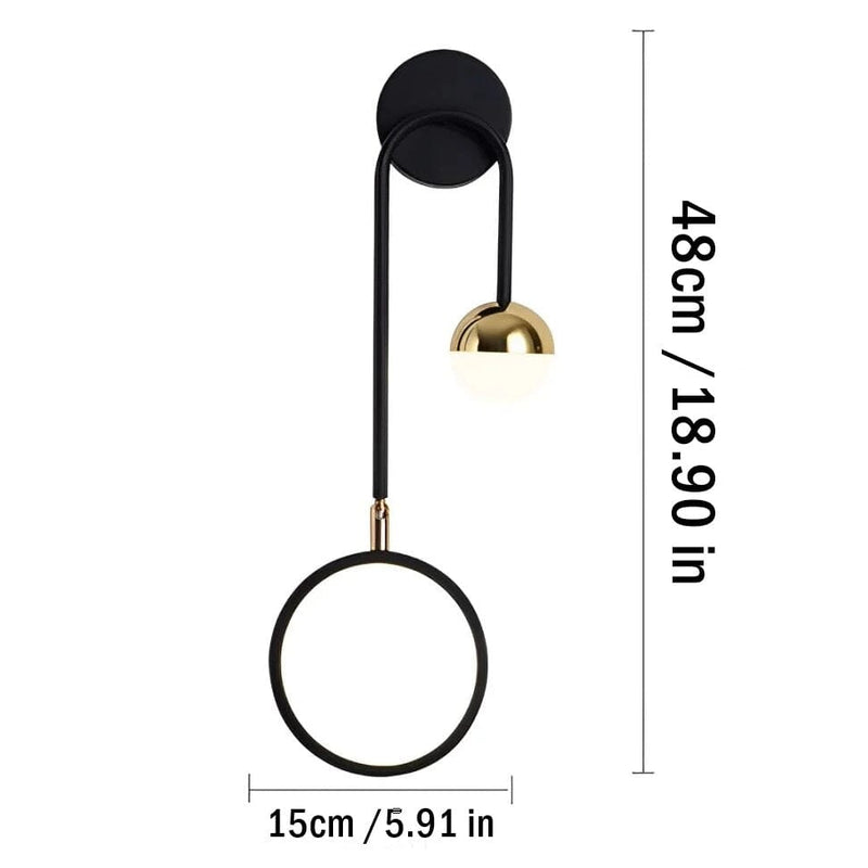 Sphere Wall Lamp – 2-in-1 Modern LED