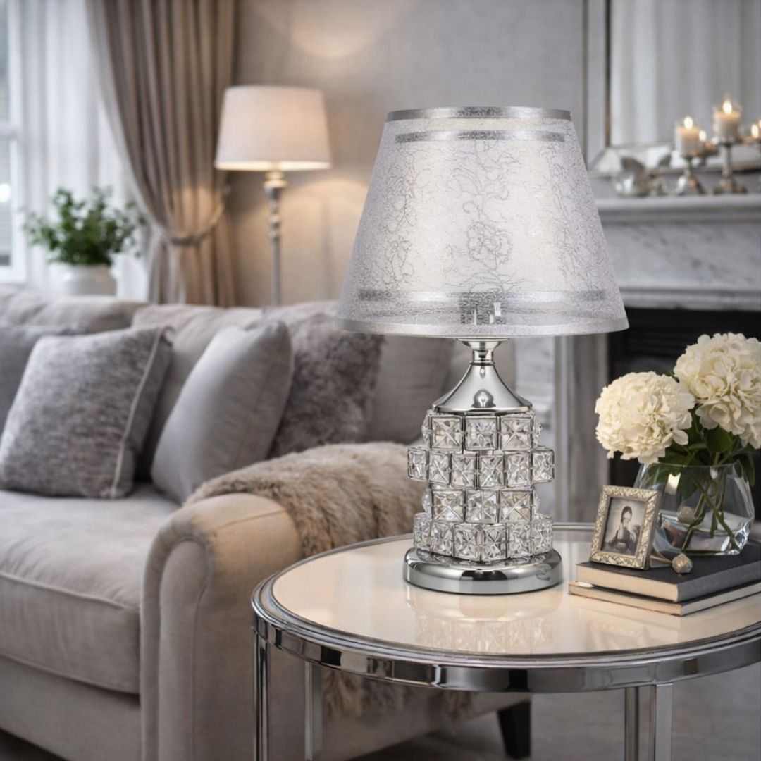 Classic Elegance Crystal Table Lamp