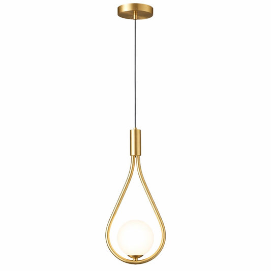 Sphere Crystal LED Pendant Light – Luxury Glass Drop Design