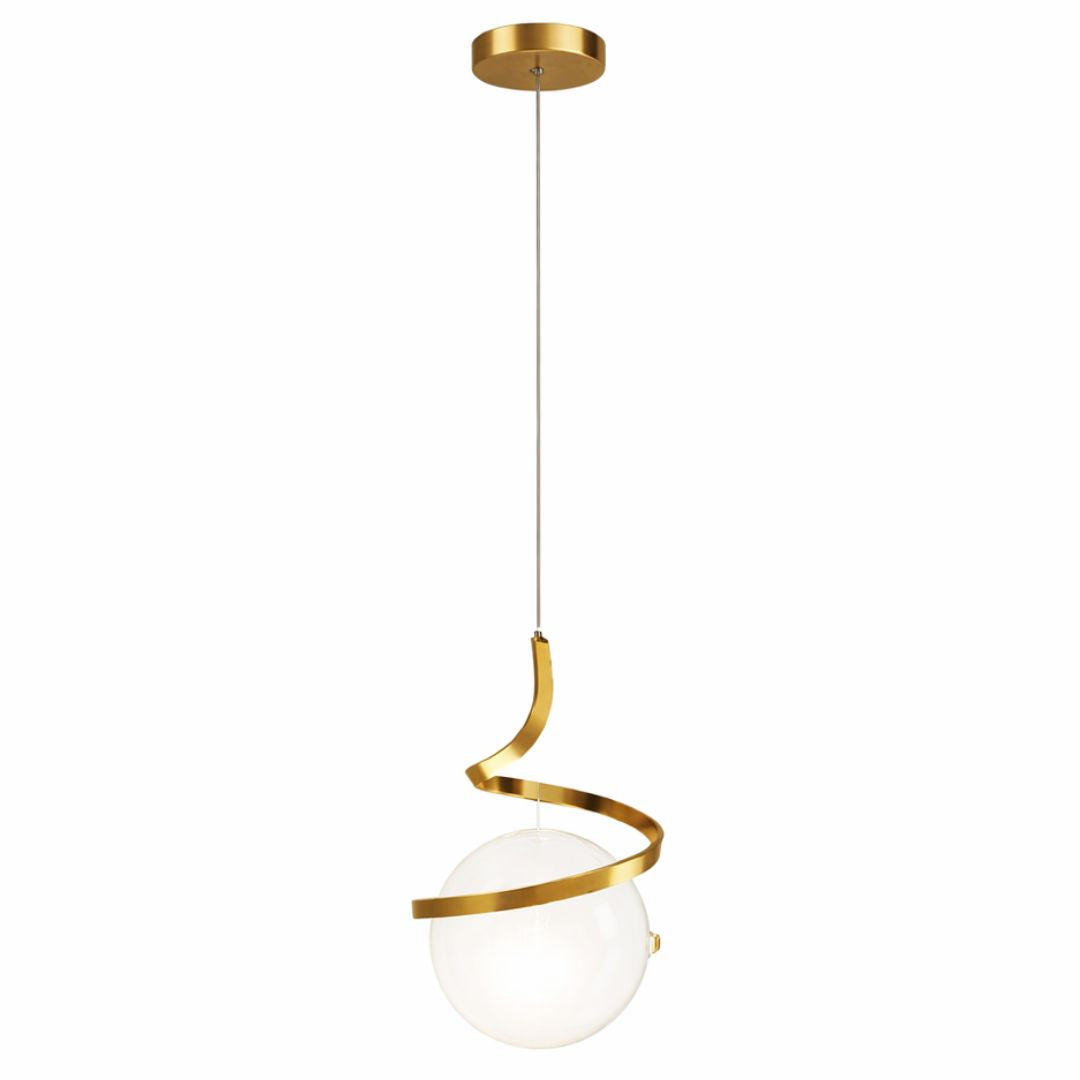 Orbit Spiral LED Pendant Light