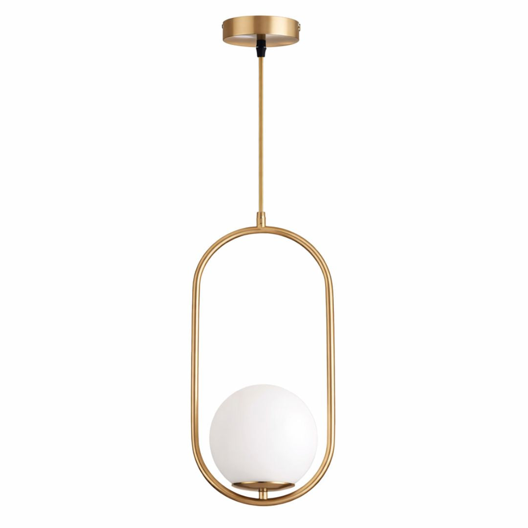 Sphere Line LED Pendant Light – Modern Minimalist Glass Design