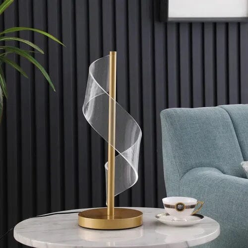 Acrylic Spiral Touch LED Table Lamp