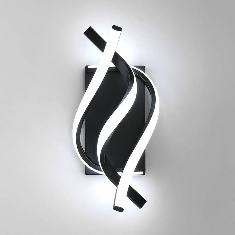 Triple Spiral LED Wall Lamp