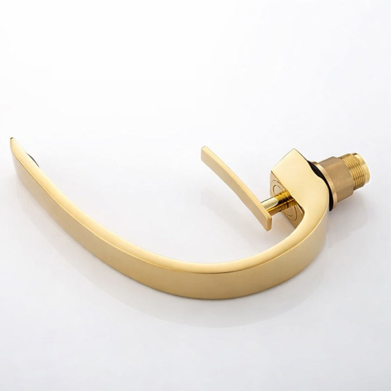 Minimalist Classic Wave Mixer Tap – Single Handle Hot & Cold Water