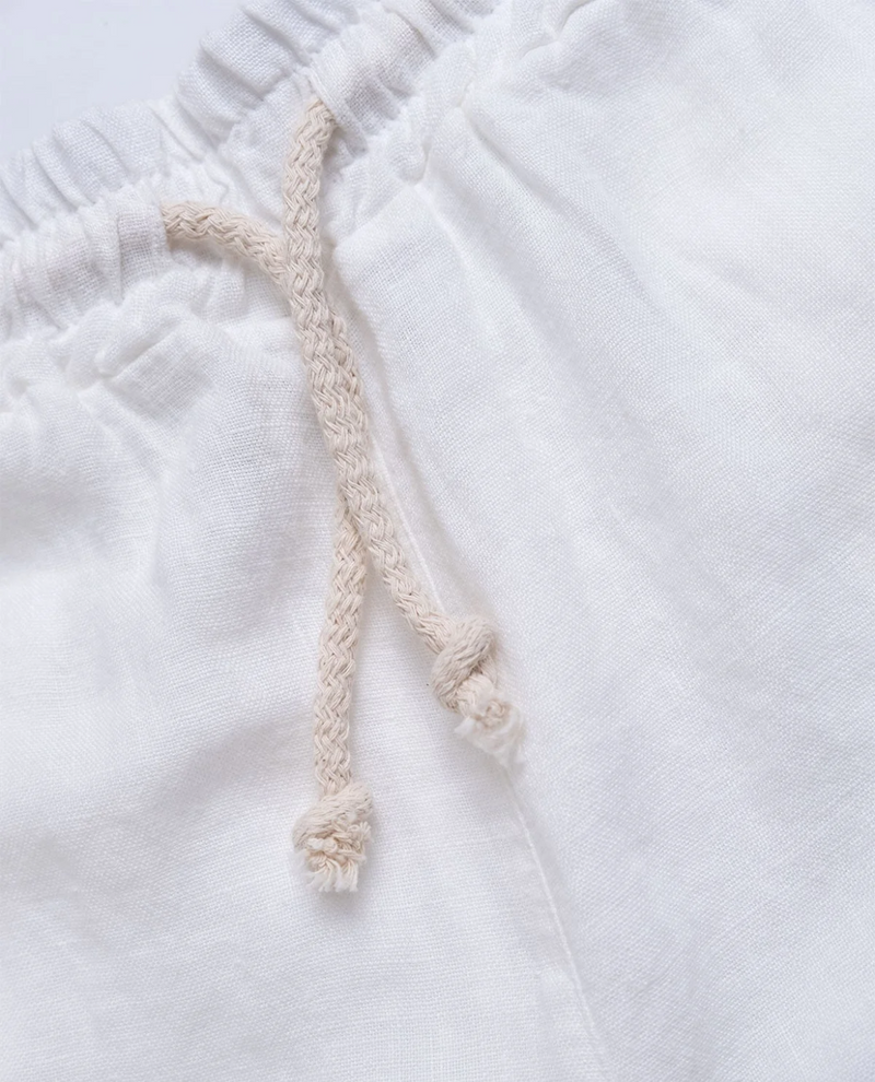 LAZARO LINEN SHORTS
