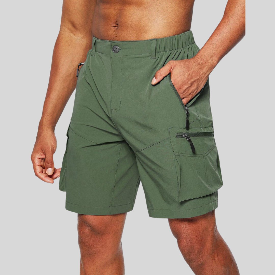 Men's Zip Pockets Cargo Shorts
