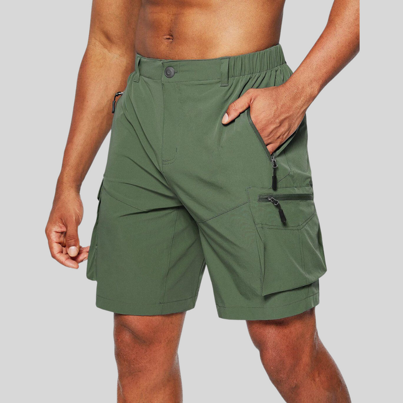 Men's Zip Pockets Cargo Shorts