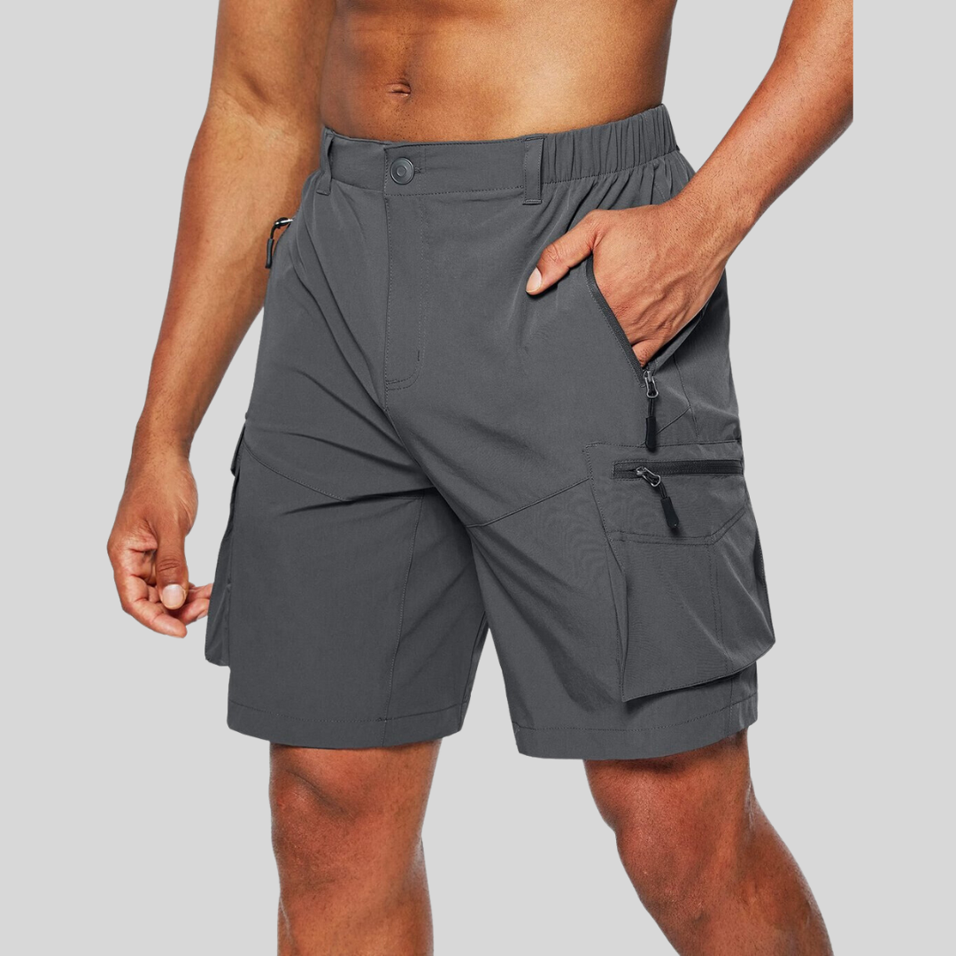 Men's Zip Pockets Cargo Shorts