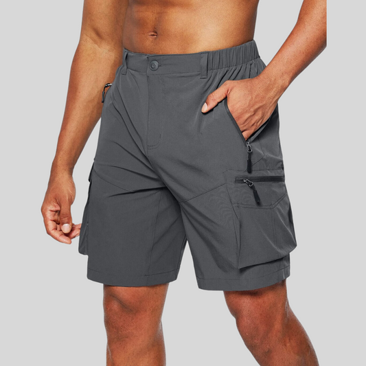 Men's Zip Pockets Cargo Shorts