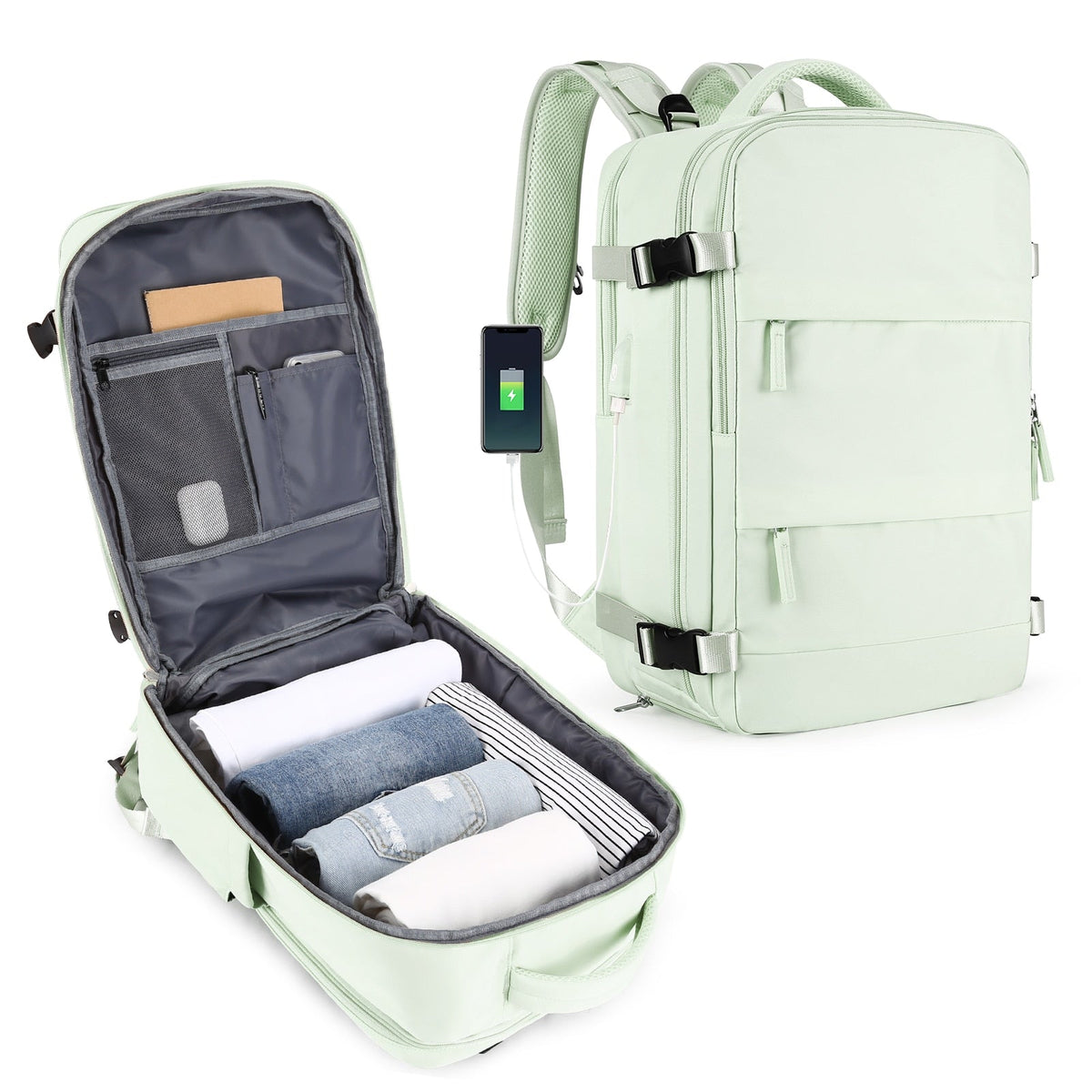 CityTravel Waterproof Backpack – Travel, Work & College