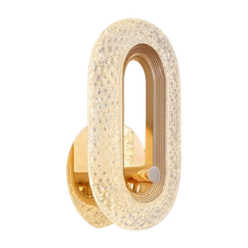 Luxury Oval Crystal Wall Lamp – Modern Decorative Lighting