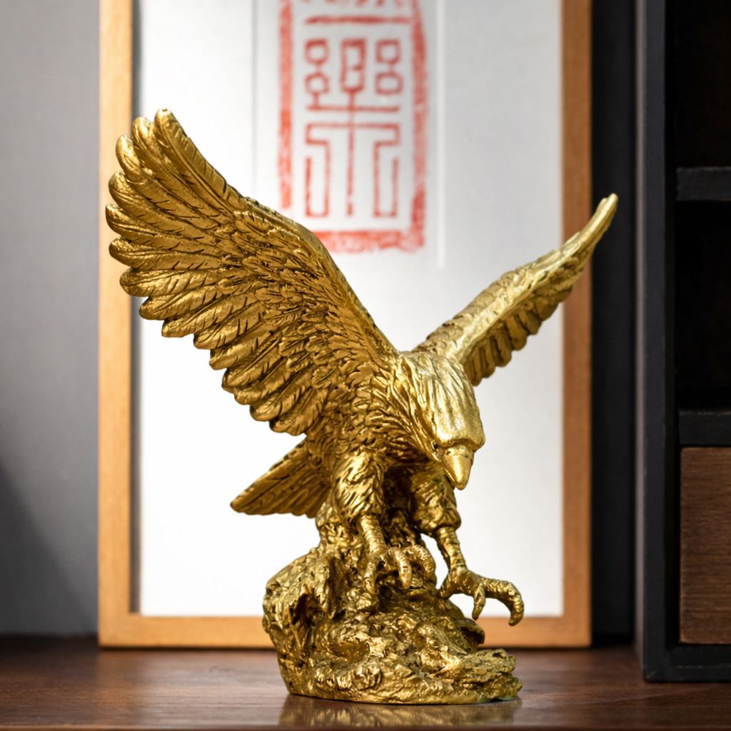Golden Eagle Sculpture