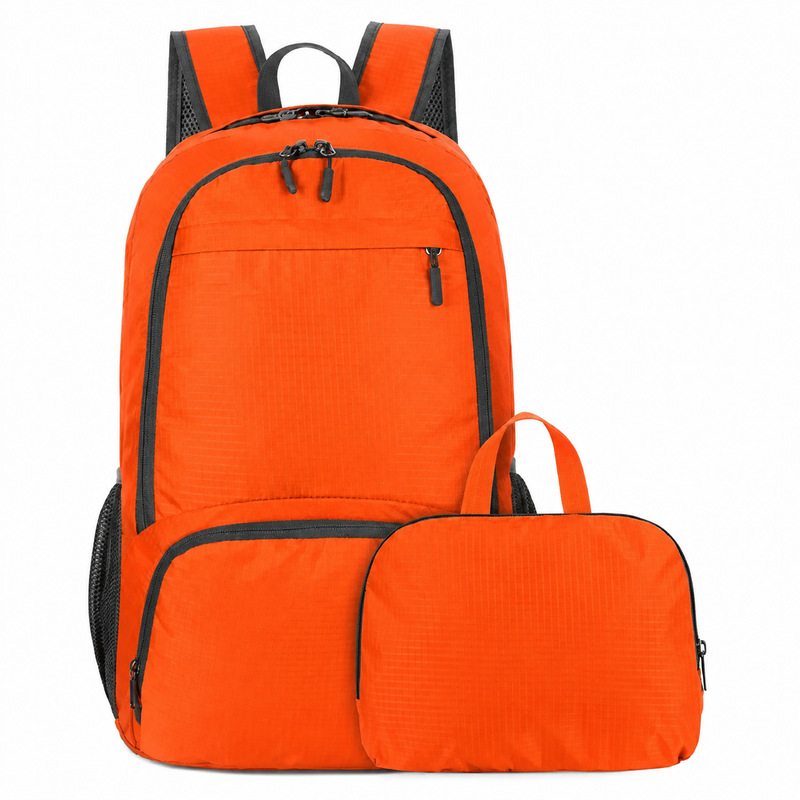 Foldable waterproof backpack for camping, hiking, lightweight travel unissex