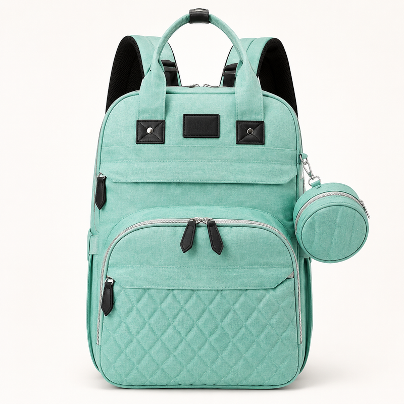 Diaper Bag Backpack Baby Essentials Travel Tote Multifunction Waterproof with Changing Station Pad Stroller Straps Big for Mommys and daddys