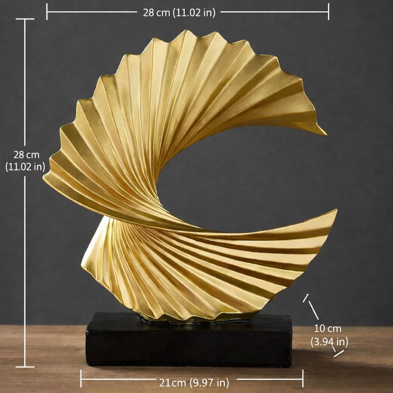 Minimalist Abstract Luxus Resin Sculpture