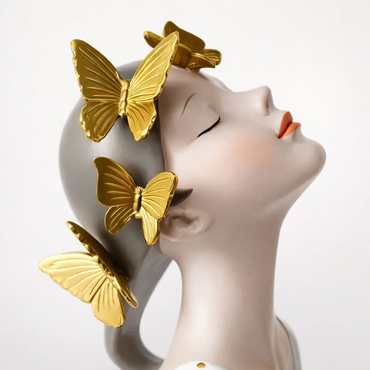 Bella Butterfly Doll Sculpture in Polka Dots (Limited Edition)