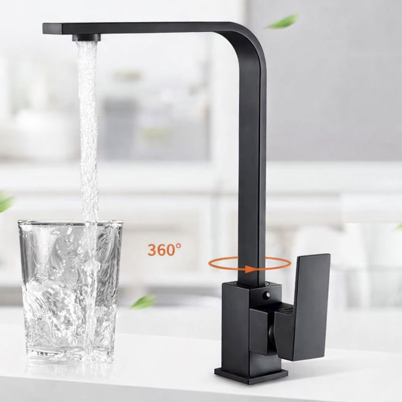 FlexHydra 360° Stainless Steel Kitchen Mixer Tap – Single Handle Hot & Cold