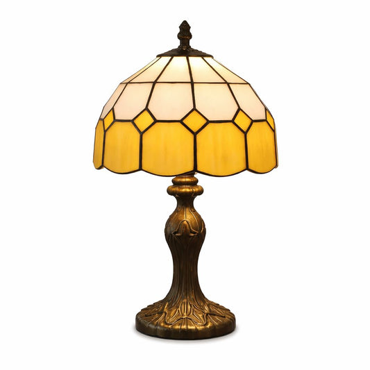 Classic Tiffany Stained Glass Table Lamp