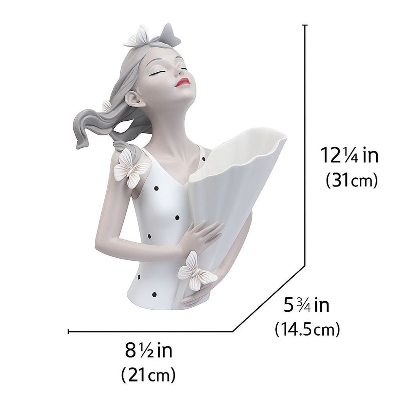 Bella Butterfly Polka Dot Sculpture & Flower Holder (Limited Edition)