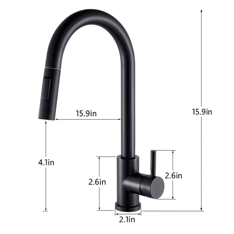 RetractLux Smart Touch Kitchen Tap – Hot & Cold Water with Motion Sensor