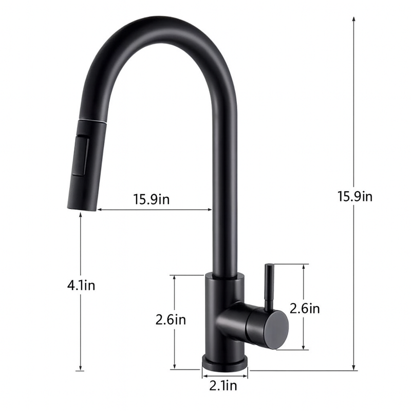RetractLux Smart Touch Kitchen Faucet – Hot & Cold Water