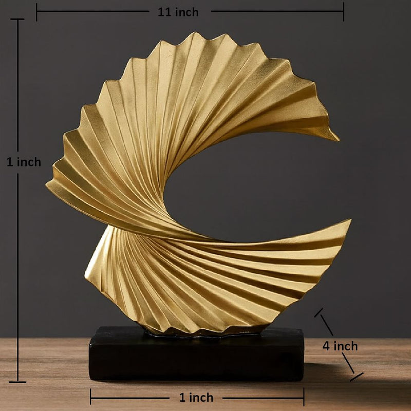 Minimalist Abstract Luxus Resin Sculpture
