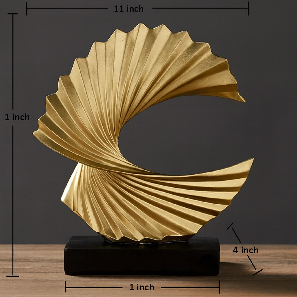 Luxus Minimalist Resin Abstract Sculpture