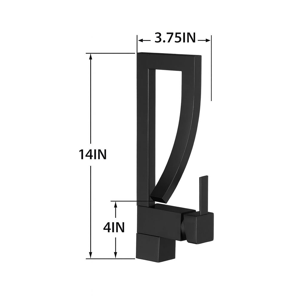 Modern Luxury Tower Mixer Tap – Single Handle Hot & Cold Water